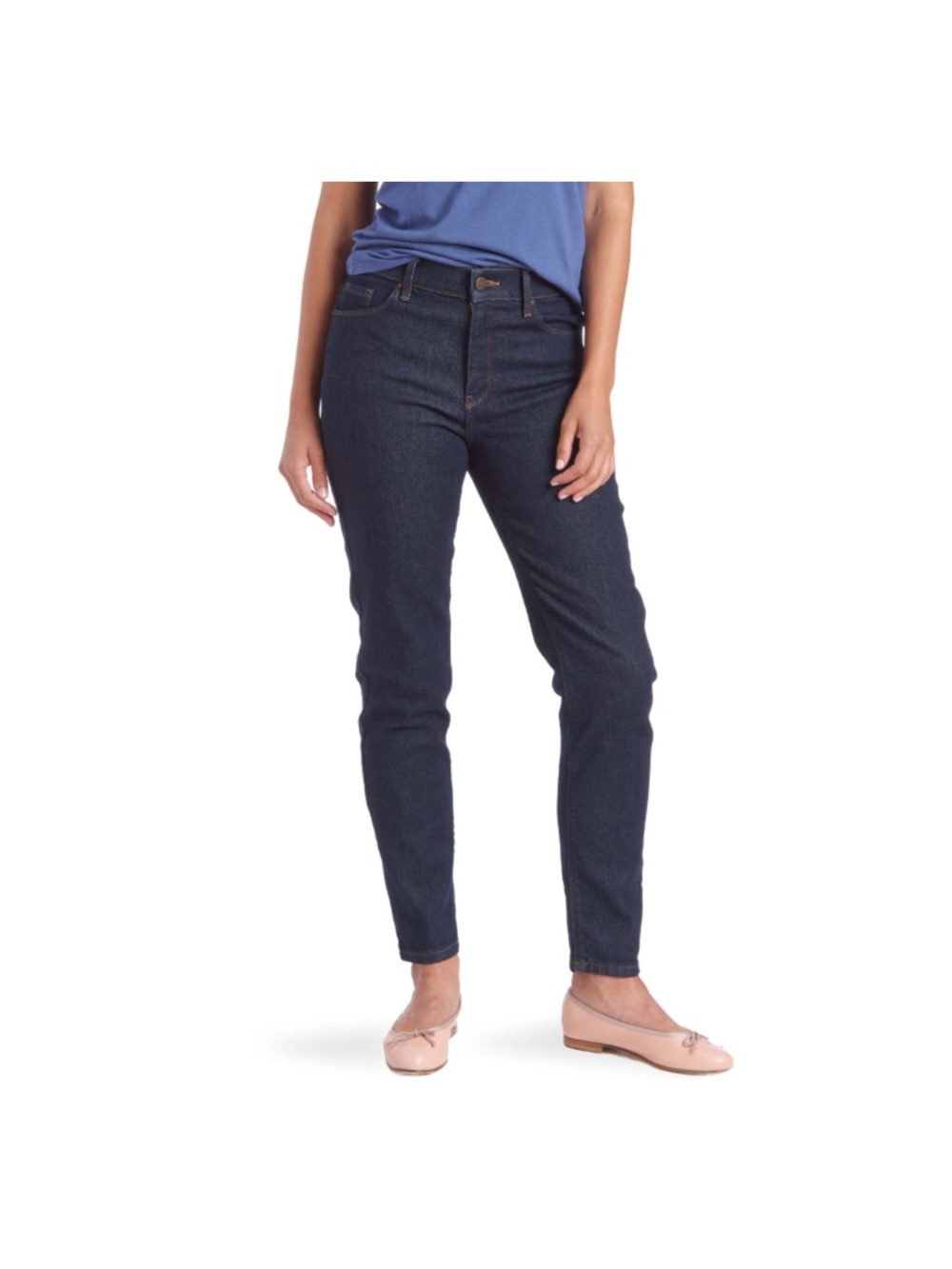 Mott & Bow HIGH RISE MOM GRAND JEANS High-Rise Slim Women's Dark Blue 29x28